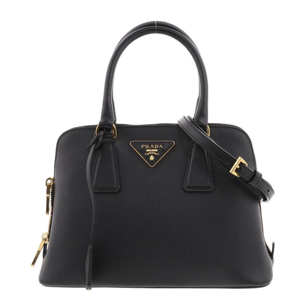 Prada Promenade handbag black Saffiano leather
